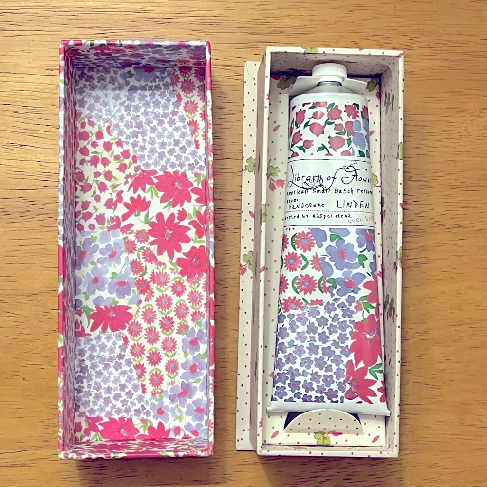 Margot Elena Library of Flowers Linden Hand Creme